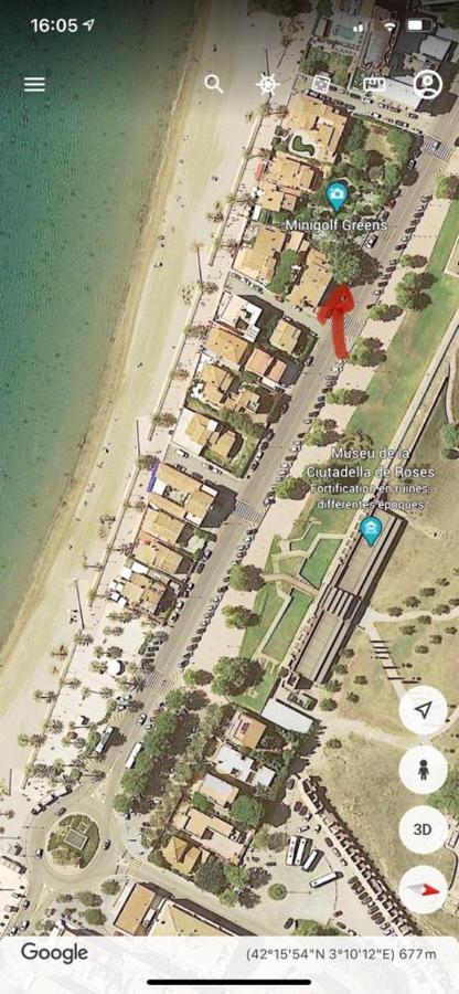 Апартаменты Rodhes Playa B-1 Росас Экстерьер фото